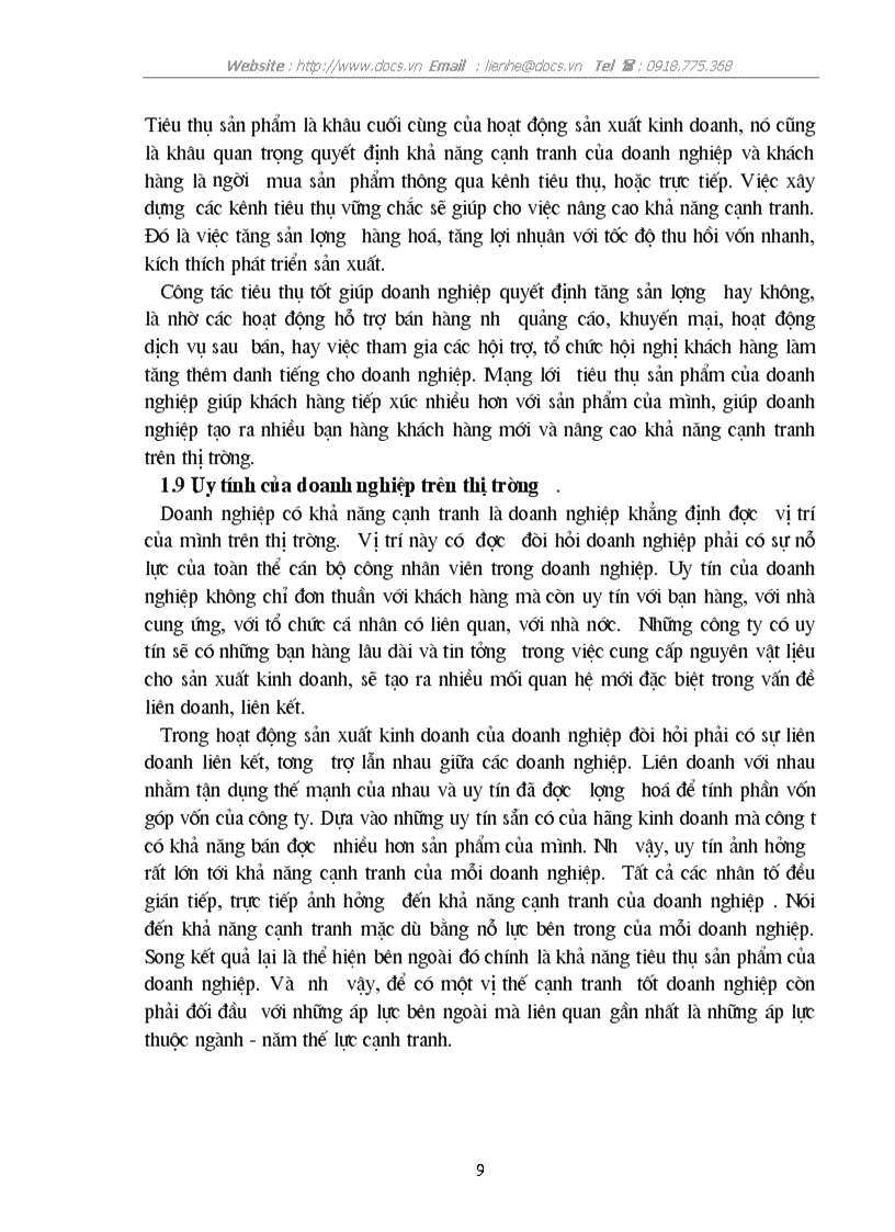 image for page Biện pháp nhằm nâng cao khả năng cạnh tranh của C ty Dệt May Hà Nội