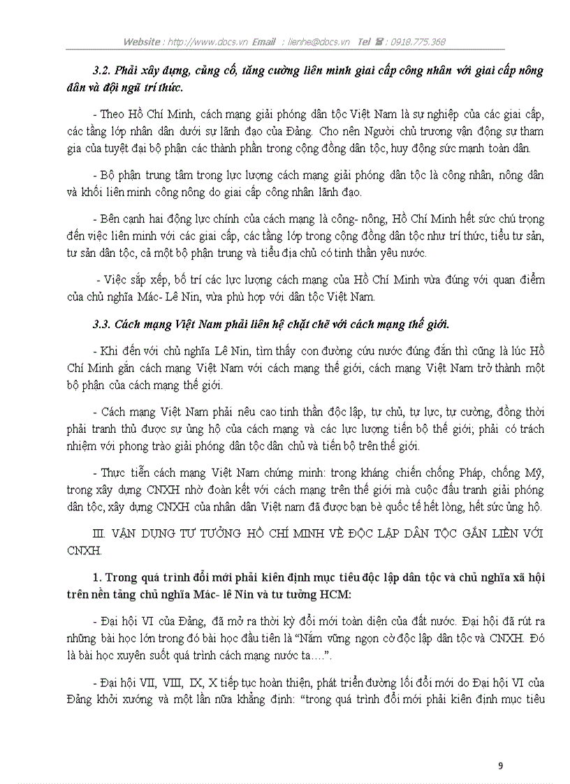 image for page Tư tưởng hồ chí minh về độc lập dân tộc gắn liền với chủ nghĩa xã hội