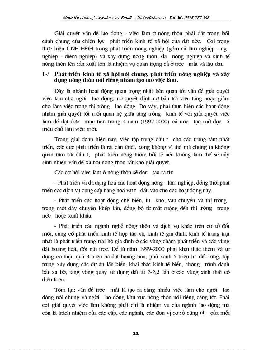 image for page Mục lục lời nói đầu 1 chương i Những vấn đề cơ bản về việc làm và ảnh hưởng của việc làm ở nông thôn tới phát triển kinh tế xã hội nước ta