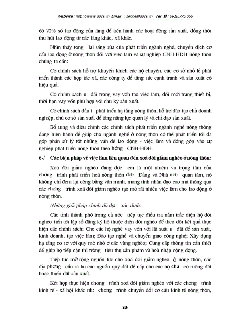 image for page Mục lục lời nói đầu 1 chương i Những vấn đề cơ bản về việc làm và ảnh hưởng của việc làm ở nông thôn tới phát triển kinh tế xã hội nước ta
