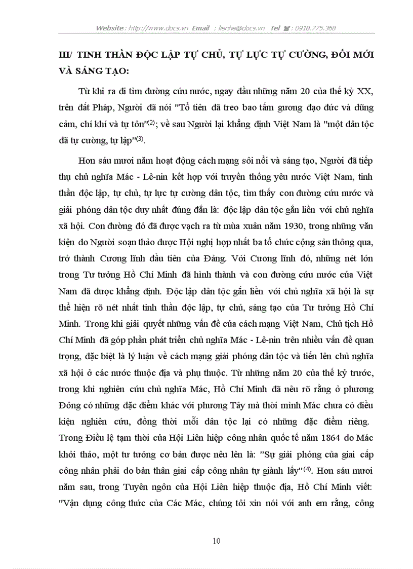 image for page Tư tưởng hồ chí minh về tinh thần độc lập tự chủ tự lực tự cường đổi mới và sáng tạo