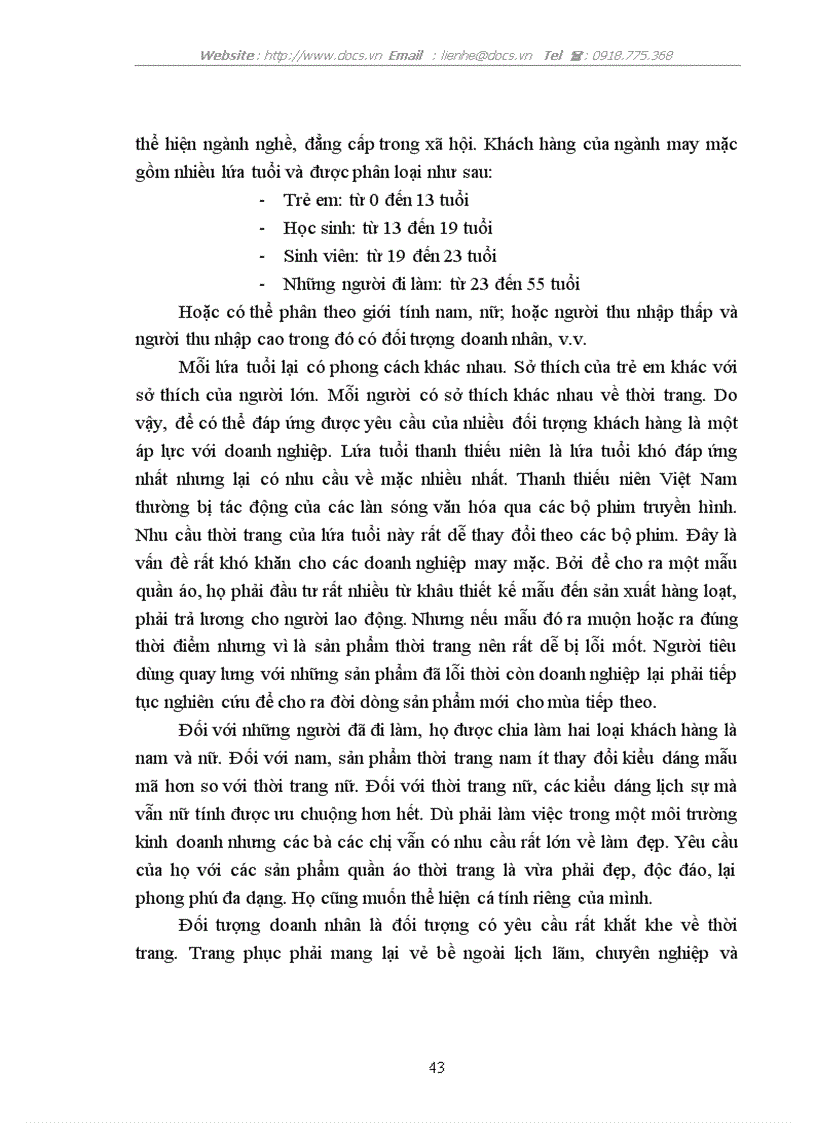 image for page Chiến lược cạnh tranh trên thị trường nội địa của C ty CP May 10