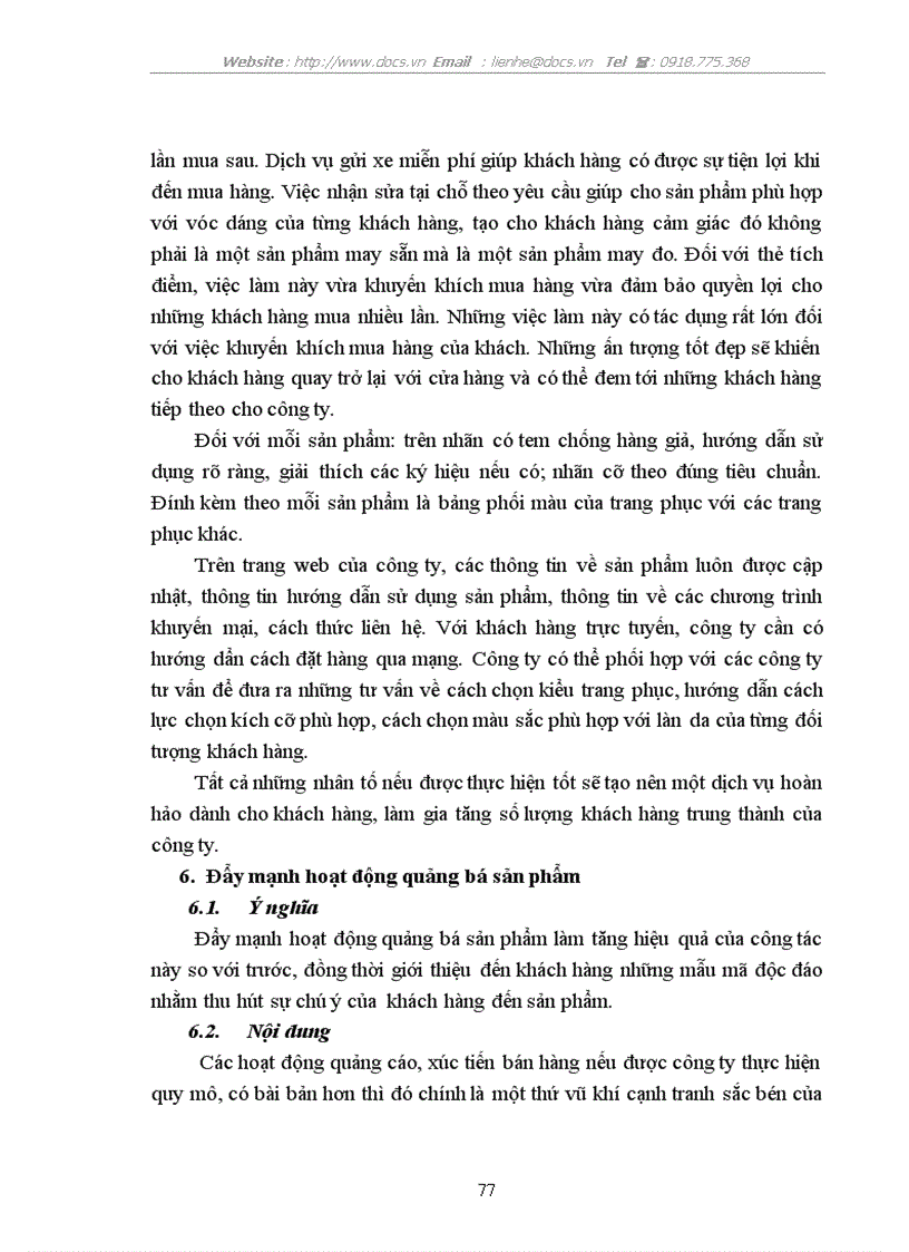 image for page Chiến lược cạnh tranh trên thị trường nội địa của C ty CP May 10