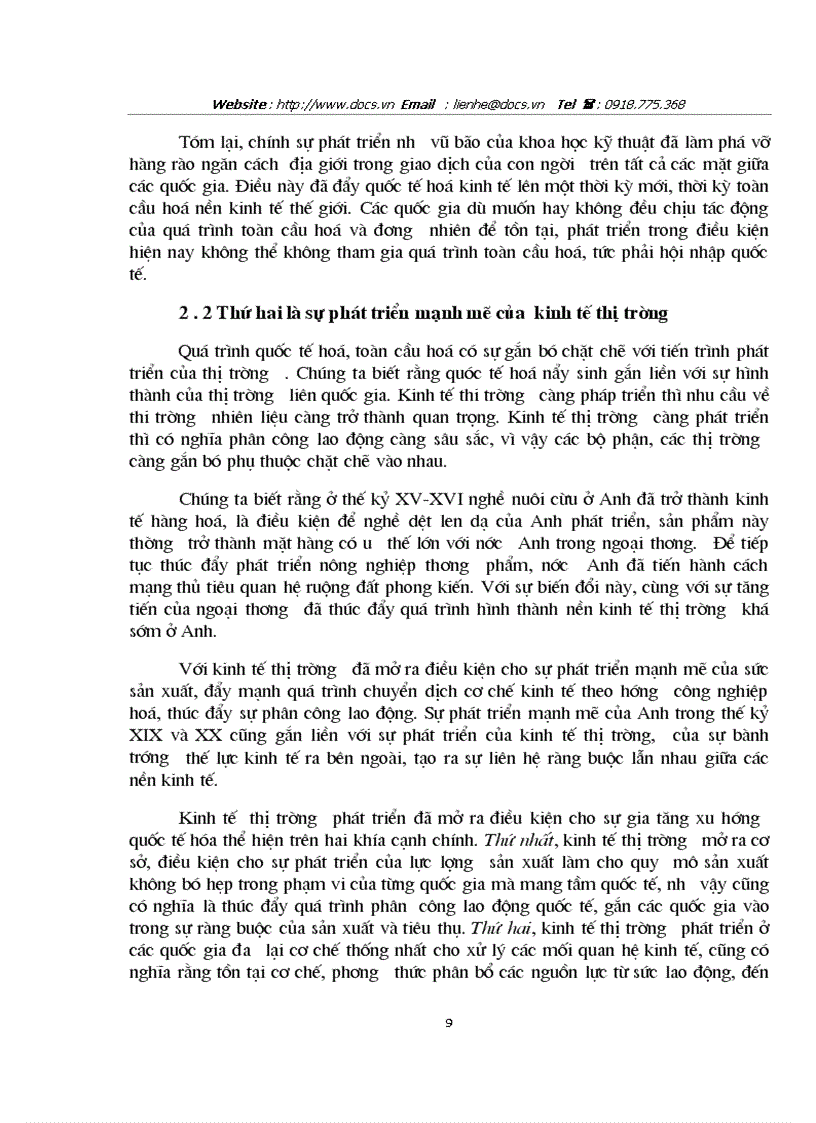 image for page Toàn cầu hoá kinh tế và hội nhập kinh tế quốc tế của Việt Nam