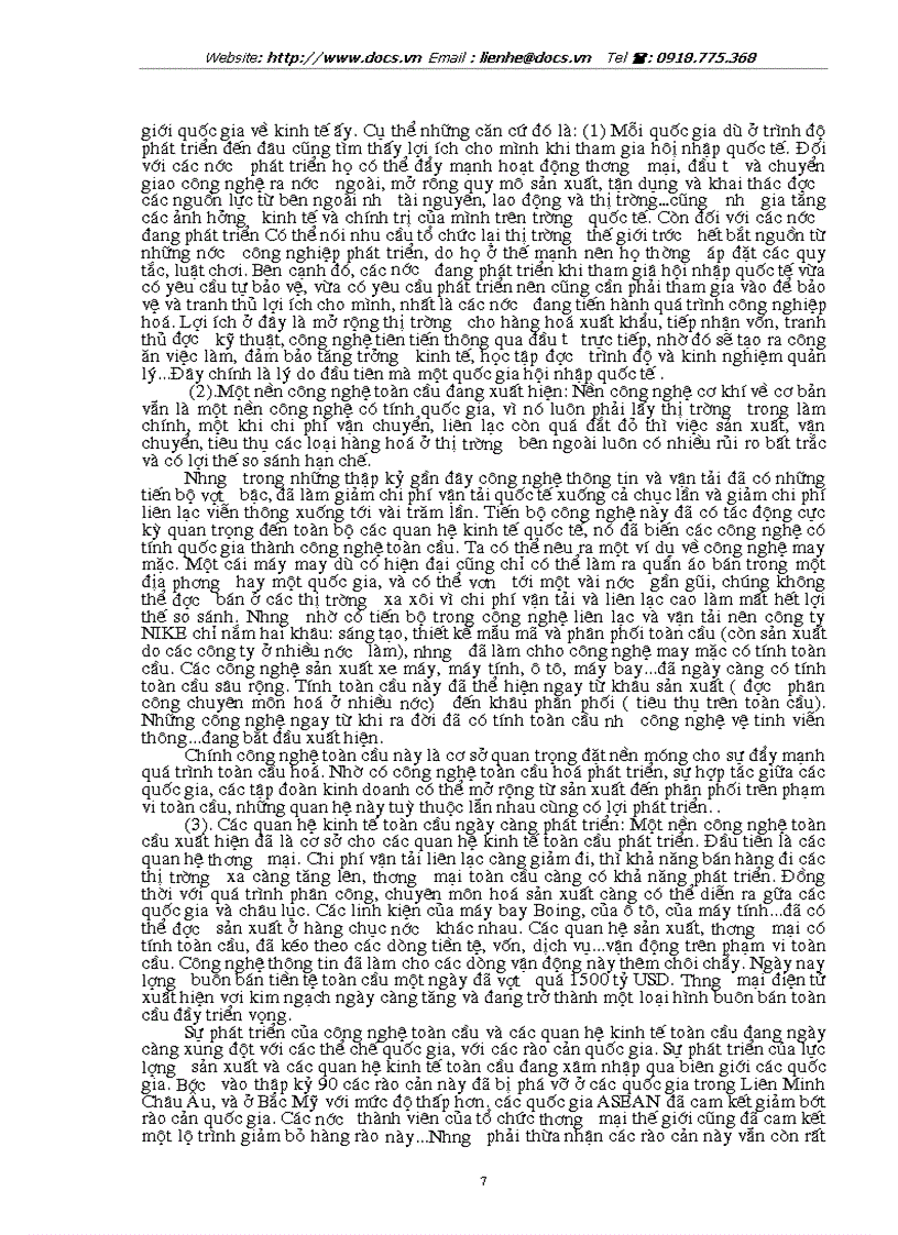 image for page Tự do hoá trong EU khả năng thâm nhập thị trường EU của hàng hoá VN