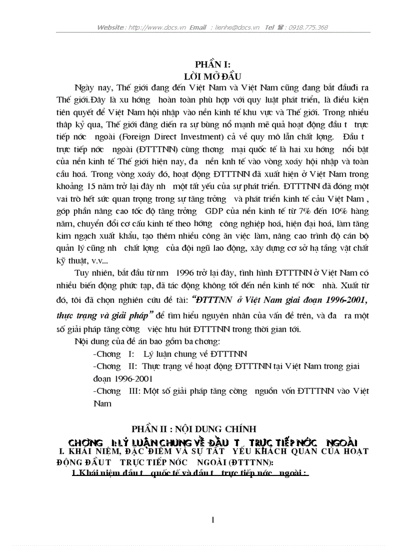 image for page ĐTTTNN ở Việt Nam giai đoạn 1996 2001 thực trạng và giải phá