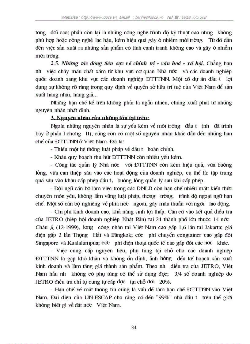 image for page ĐTTTNN ở Việt Nam giai đoạn 1996 2001 thực trạng và giải phá