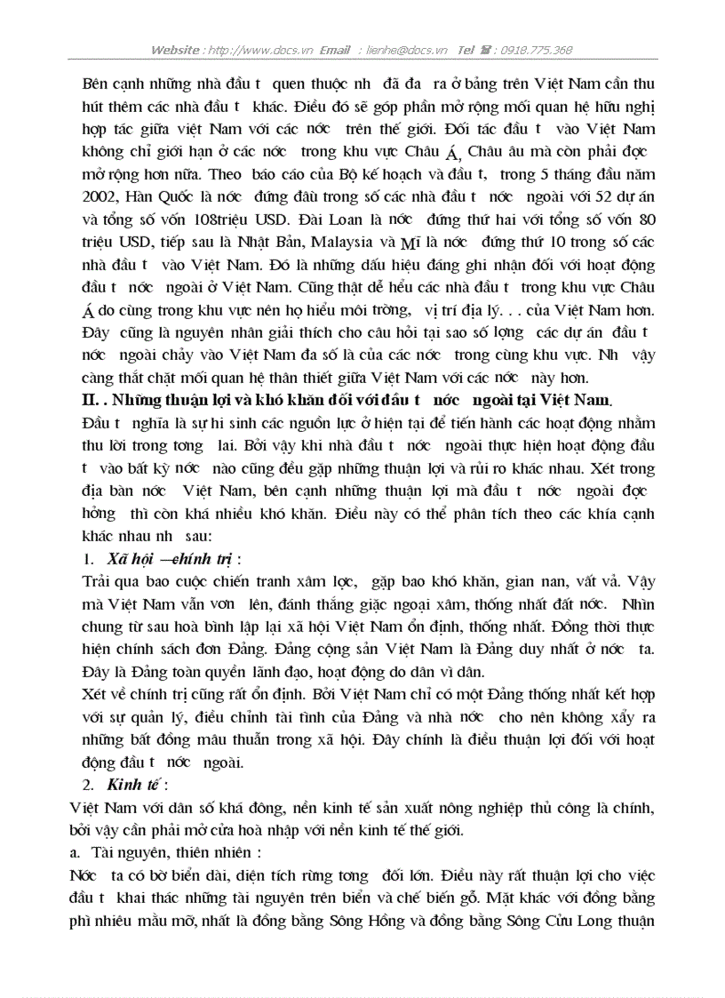 image for page Tình hình đầu tư nước ngoài ở VN trong giai đoạn 1995 2000 hiệu quả của nó