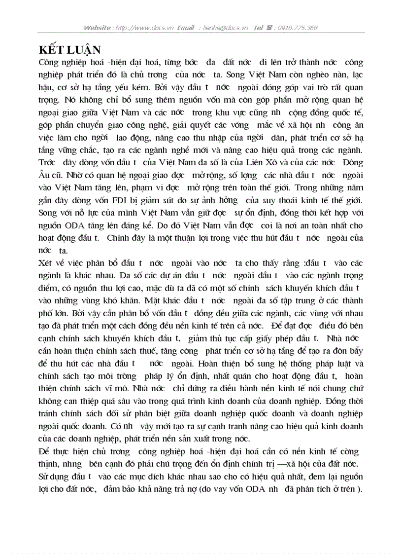 image for page Tình hình đầu tư nước ngoài ở VN trong giai đoạn 1995 2000 hiệu quả của nó