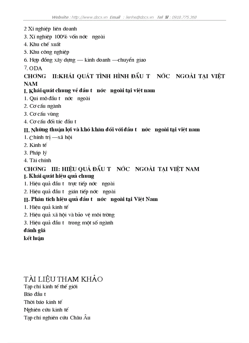 image for page Tình hình đầu tư nước ngoài ở VN trong giai đoạn 1995 2000 hiệu quả của nó