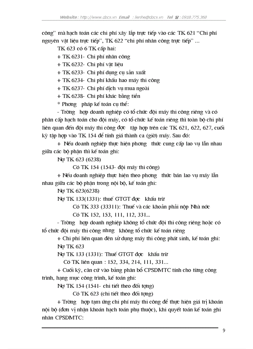 image for page Kế toán tập hợp chi phí sản xuất và tính giá thành sản phẩm tại Công ty cổ phần xây lắp điện 3 4 Nghệ An