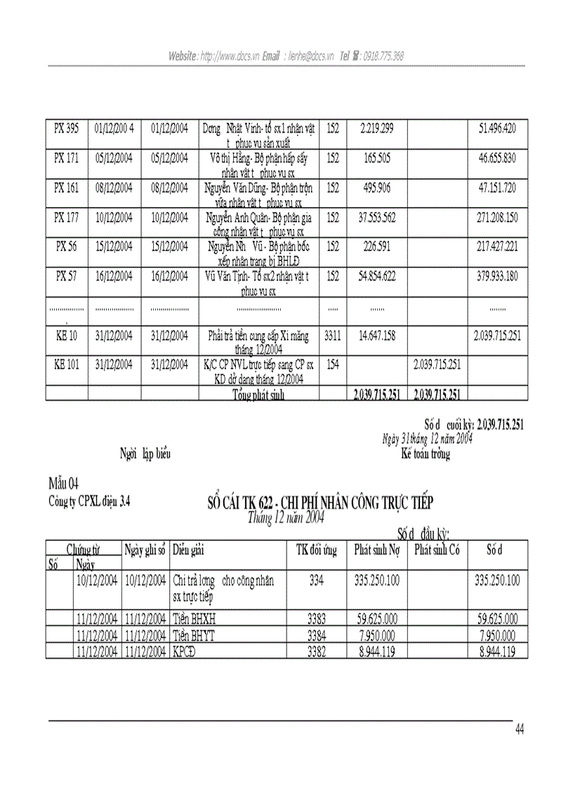 image for page Kế toán tập hợp chi phí sản xuất và tính giá thành sản phẩm tại Công ty cổ phần xây lắp điện 3 4 Nghệ An
