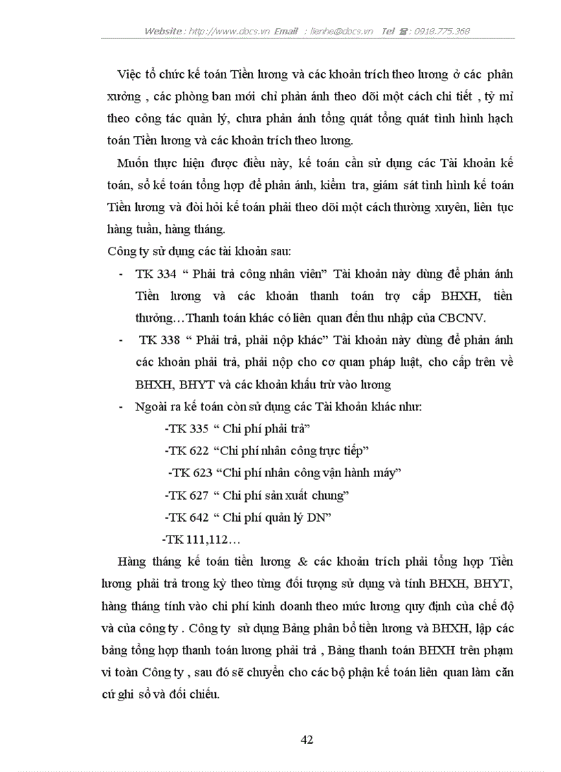 image for page Kế toán tiền lương các khoản trích theo lương tại Công ty TNHH Thái Hải Hà