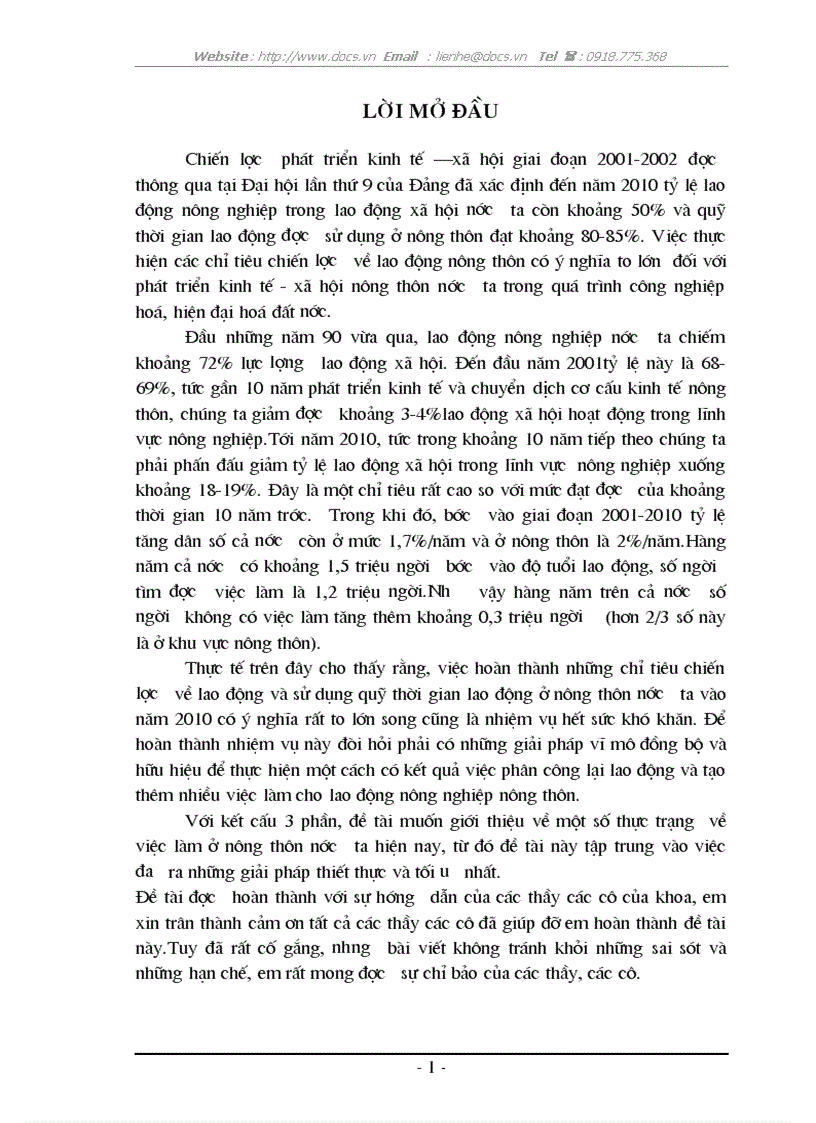 image for page Giải pháp tạo việc làm cho lao động nông nghiệp nông thôn