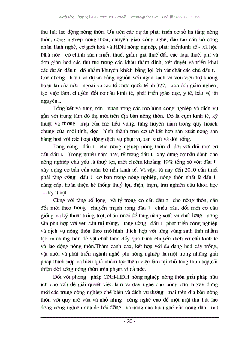 image for page Giải pháp tạo việc làm cho lao động nông nghiệp nông thôn