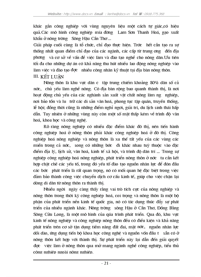 image for page Giải pháp tạo việc làm cho lao động nông nghiệp nông thôn