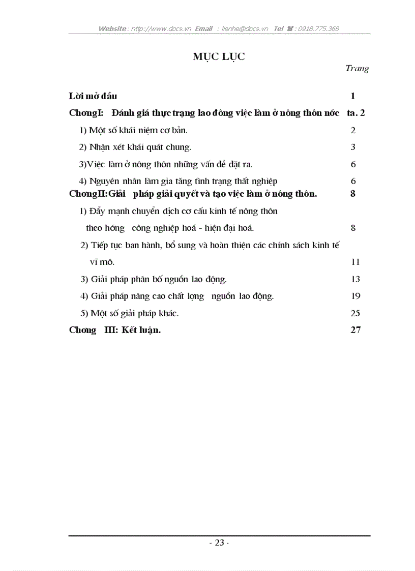 image for page Giải pháp tạo việc làm cho lao động nông nghiệp nông thôn