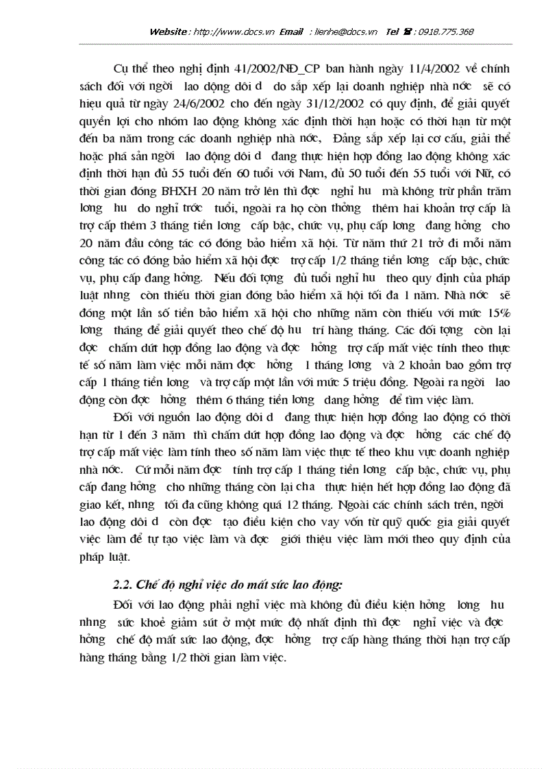 image for page Vấn đề lao động dôi dư trong quá trình đổi mới sắp xếp lại DNNN