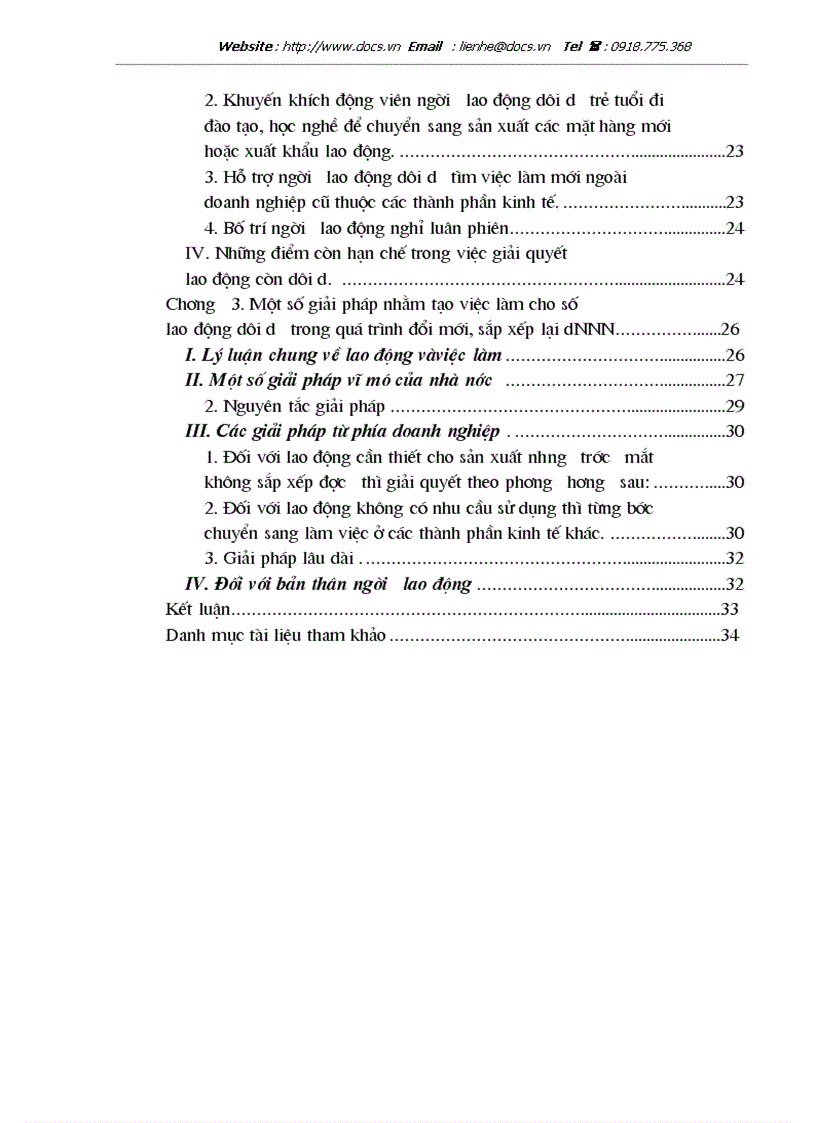 image for page Vấn đề lao động dôi dư trong quá trình đổi mới sắp xếp lại DNNN