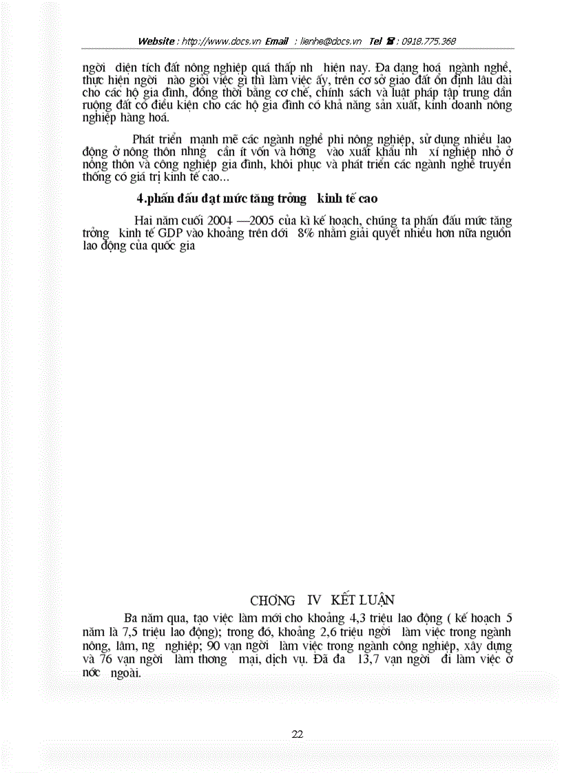 image for page Kế hoạch lao động việc làm và các pháp giải quyết việc làm trong thời kì kế hoạch 2001 2005 ở Việt Nam