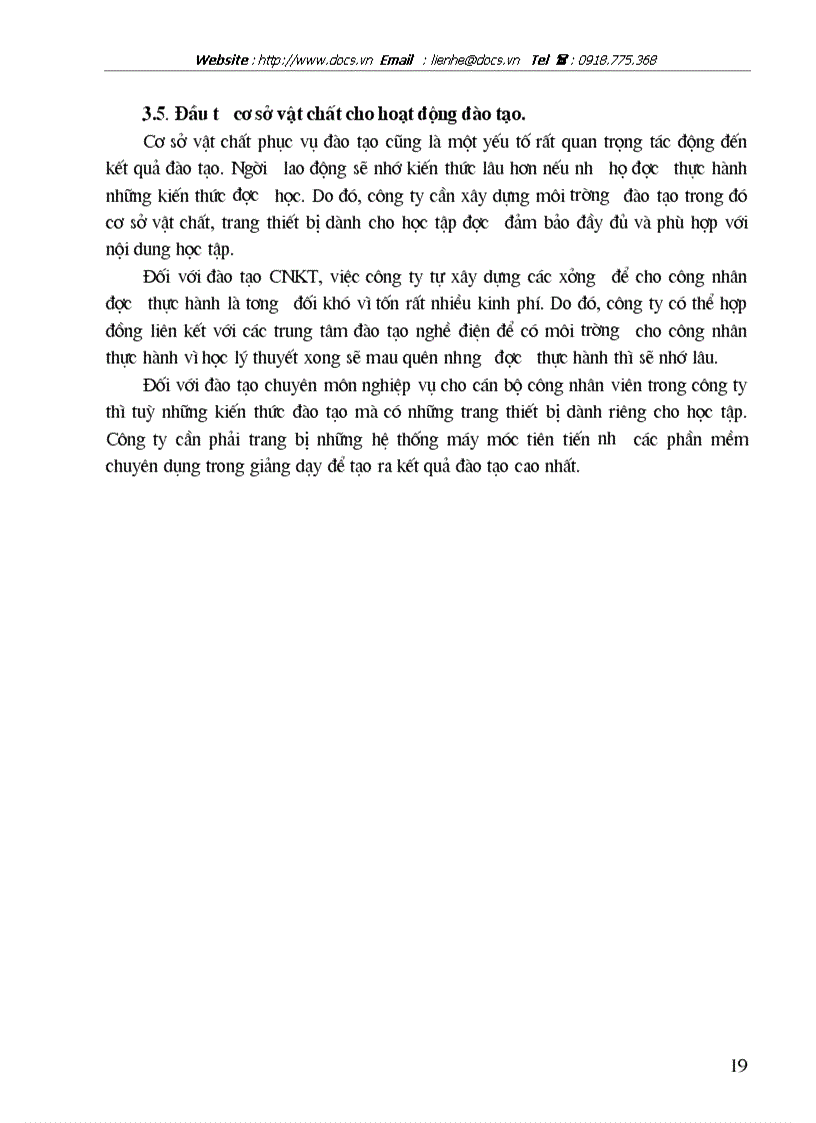 image for page Hoàn thiện công tác xây dựng khung chương trình và lựa chọn các phương pháp đào tạo của công ty Điện Lực Hà Nội năm 2004 2006