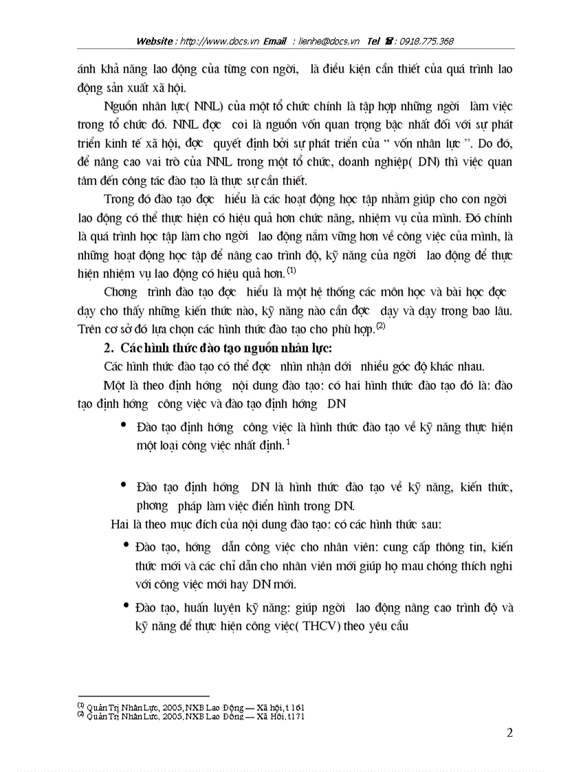 image for page Hoàn thiện công tác xây dựng chương trình và lựa chọn hình thức đào tạo của công ty Điện lực Hà Nội năm 2004 2006