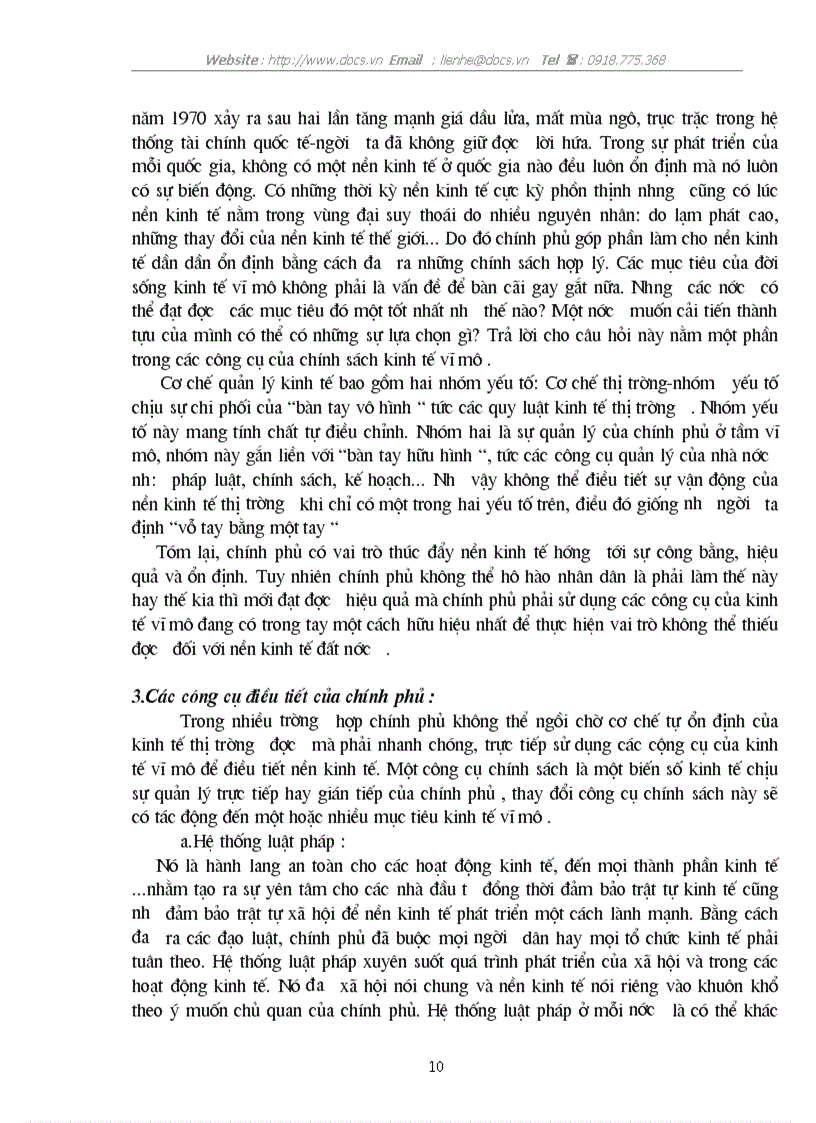 image for page Vai trò của Chính phủ trong điều tiết vĩ mô nền kinh tế