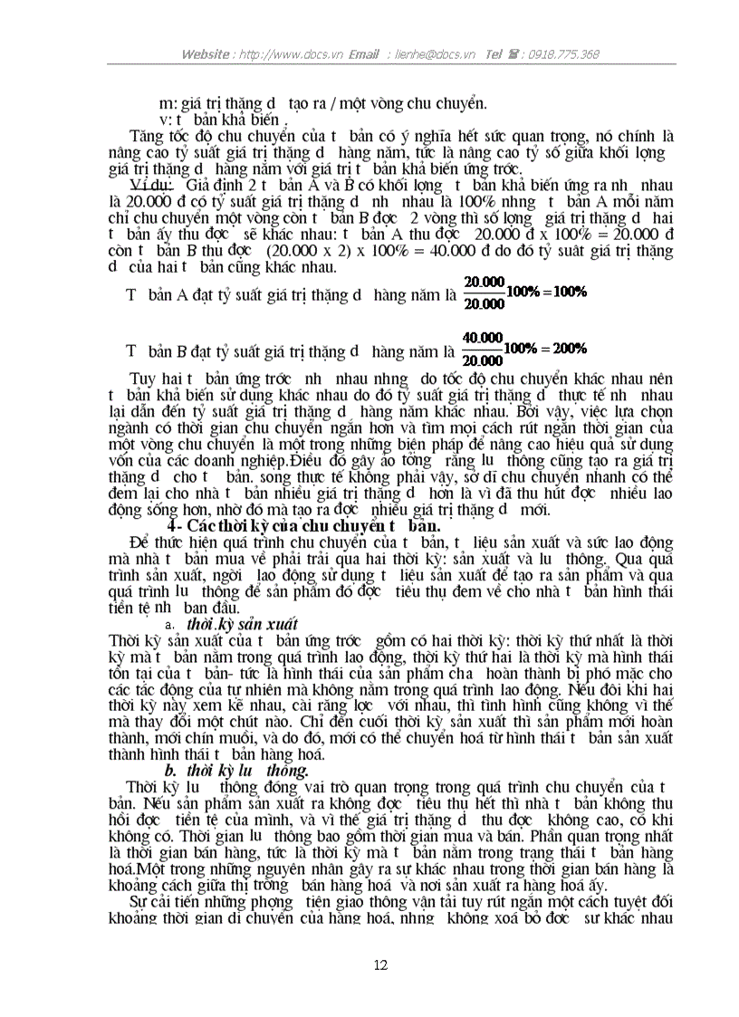 image for page Quá trình tuần hoàn chu chuyển tư bản