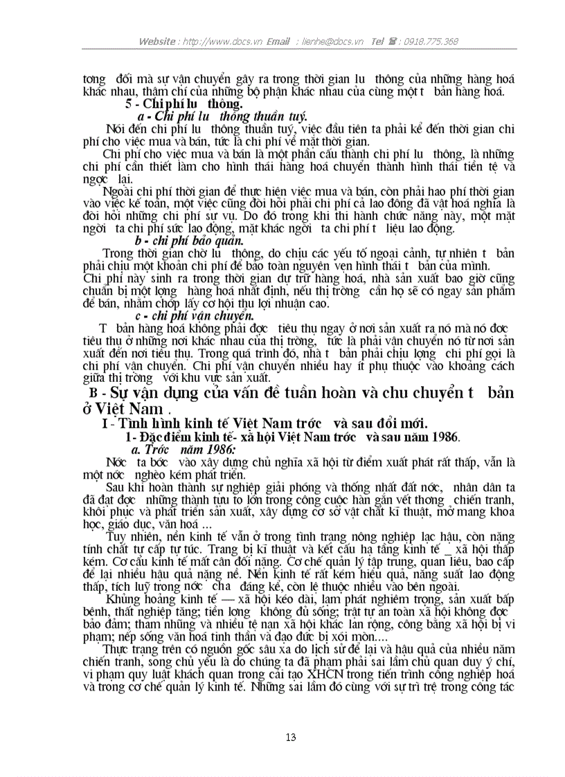 image for page Quá trình tuần hoàn chu chuyển tư bản