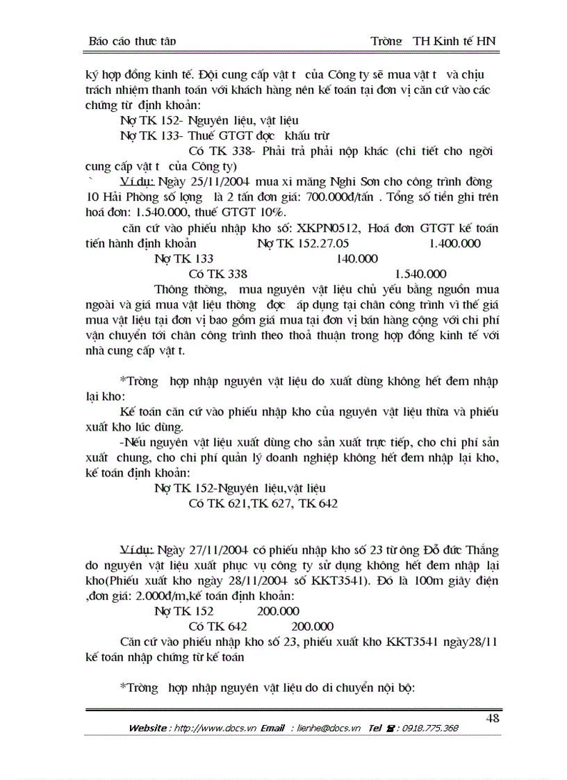 image for page Tổ chức công tác kế toán nguyên vật liệu của Công ty xây dựng số 9 Hà Nội