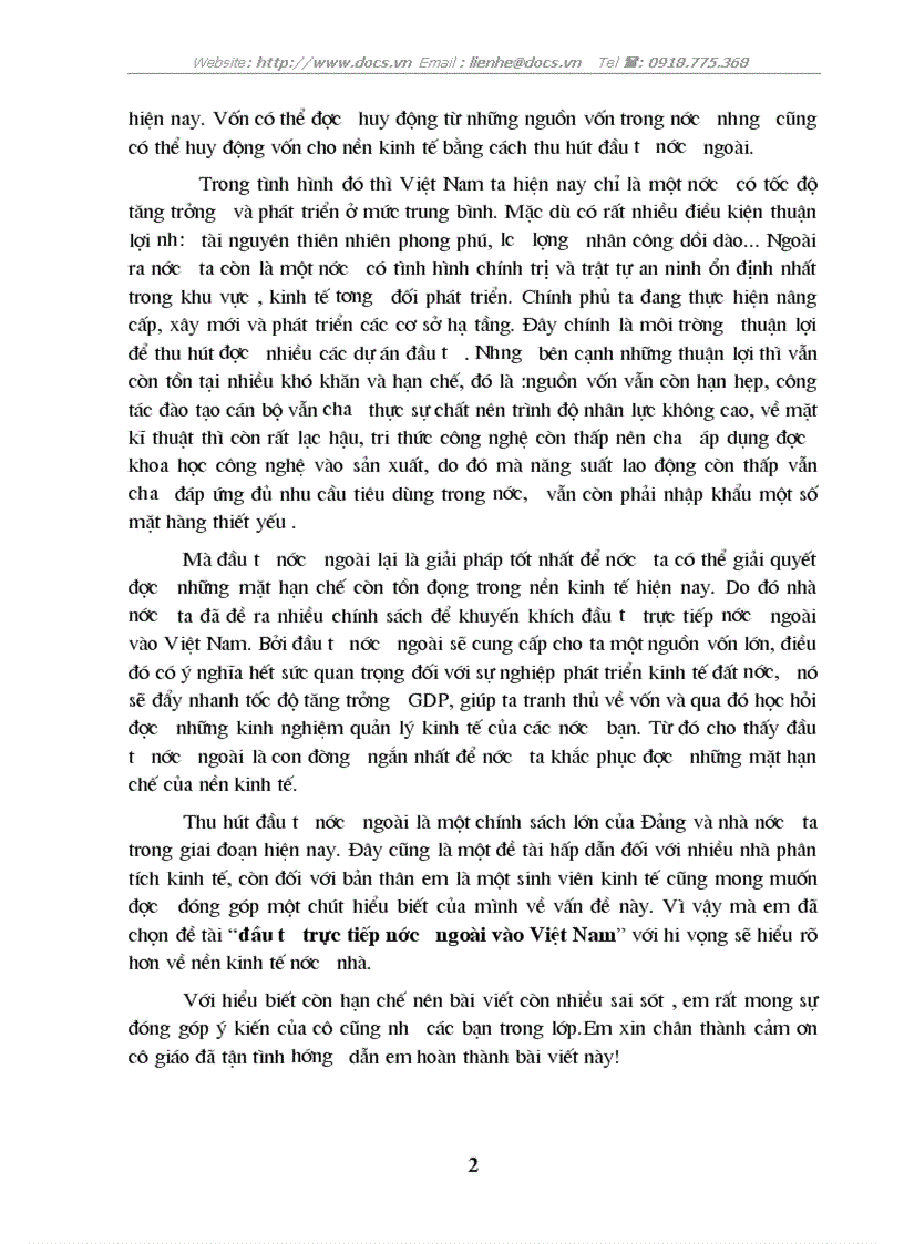 image for page Đầu tư trực tiếp nước ngoài vào Việt Nam