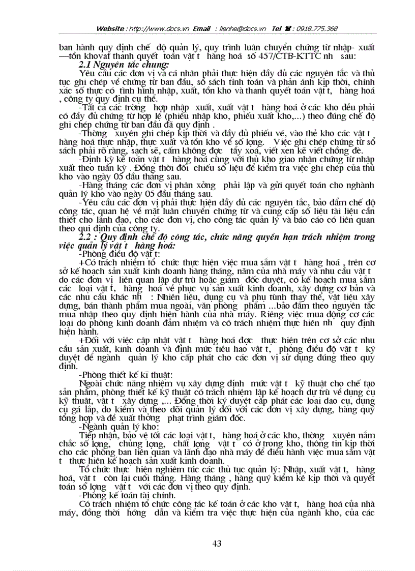 image for page Tổ chức hạch toán kế toán vật liệu và công cụ dụng cụ tại công ty chế tạo bơm Hải Dương