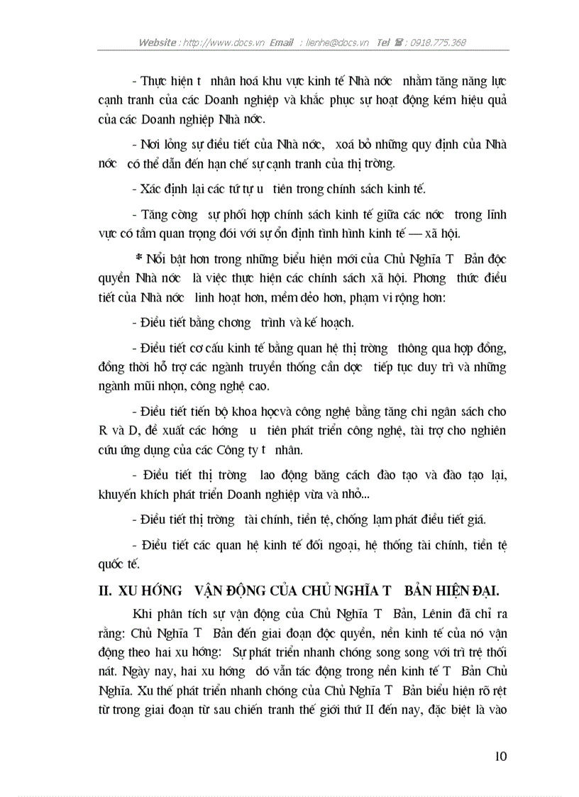image for page Bản chất những biểu hiện chủ yếu của CNTB độc quyền nhà nuớc Ý nghĩa phương pháp luận của việc vận dụng nó ở nước ta hiện nay