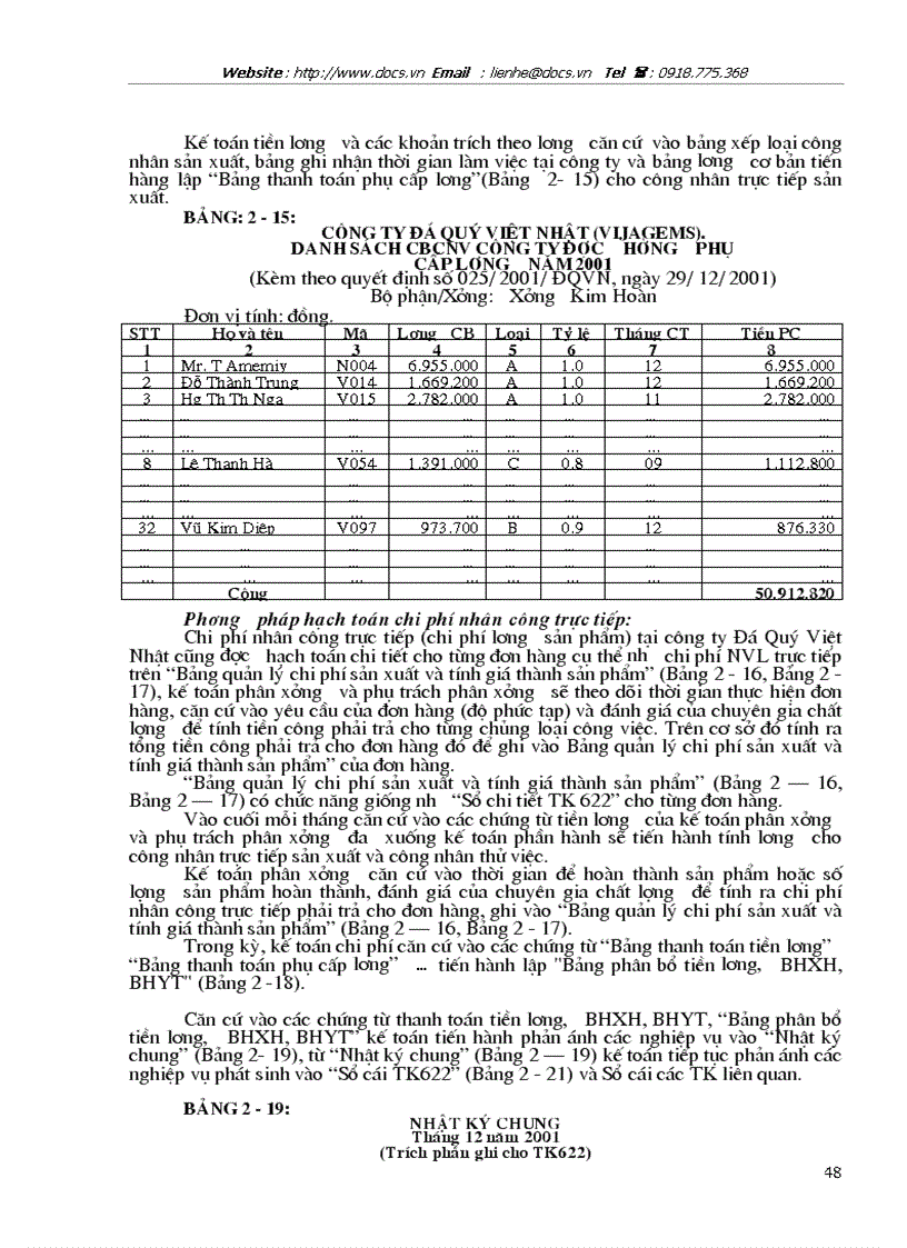 image for page Tổ chức hạch toán chi phí sản xuất và tính giá thành sản phẩm tại công ty Đá Quý Việt Nhật