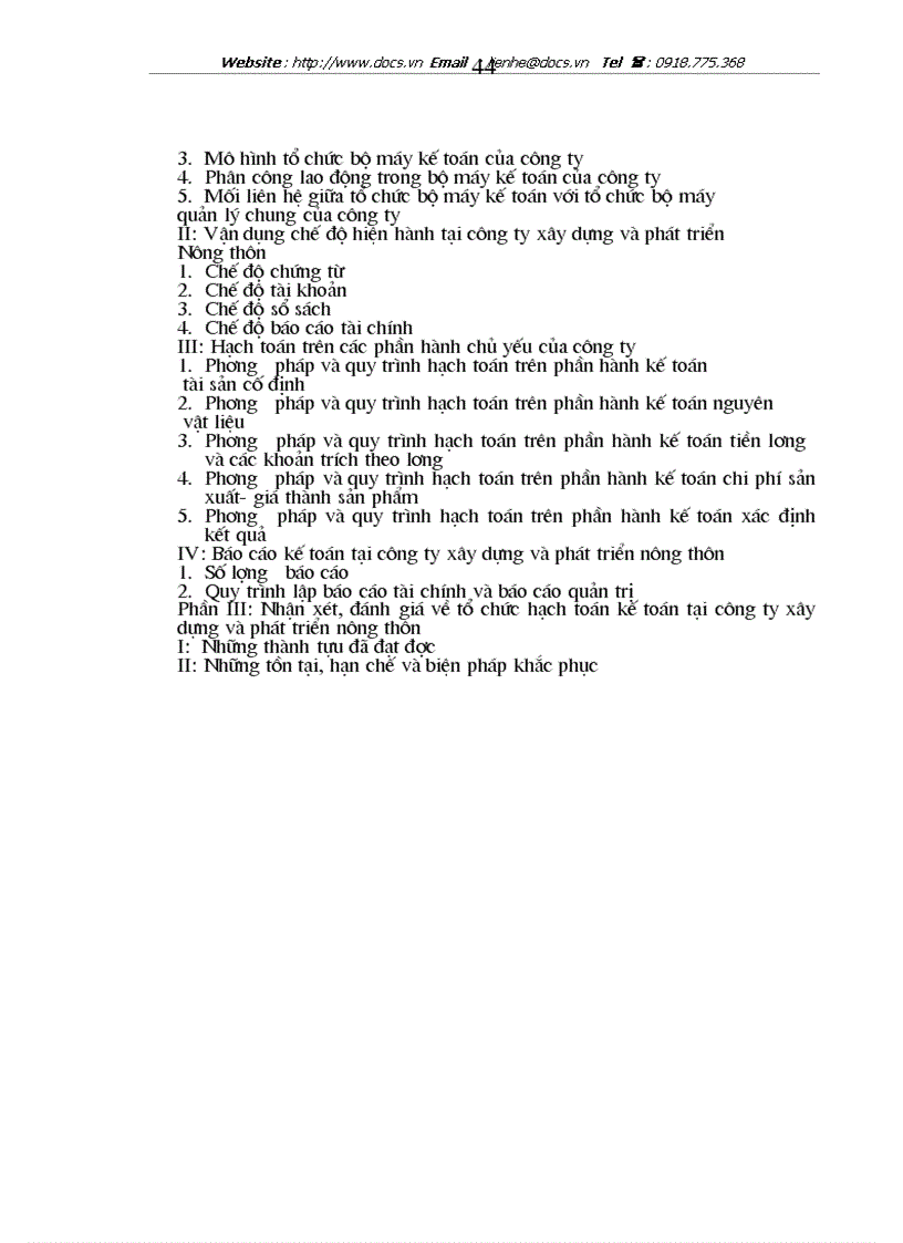 image for page Tổ chức hạch toán kế toán tại công ty xây dựng và phát triển nông thôn