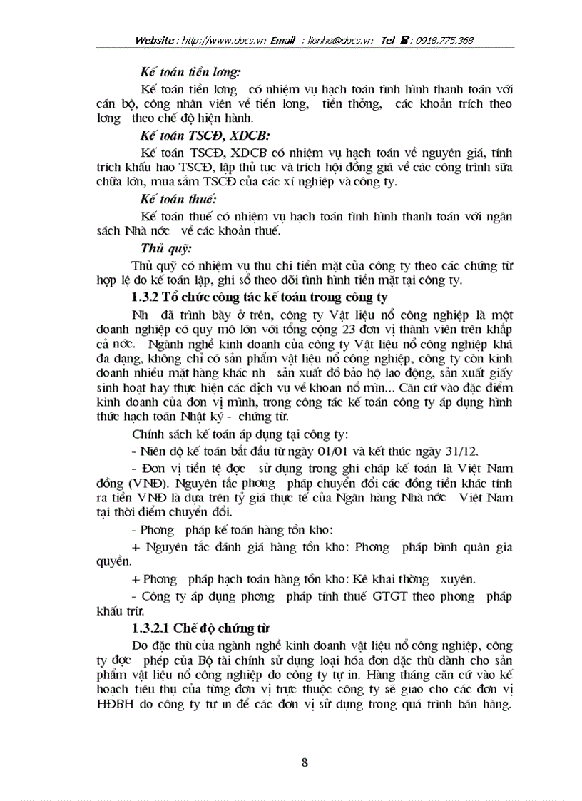 image for page Hoàn thiện công tác kế toán tiêu thụ và xác định kết quả tiêu thụ thành phẩm ở Công ty TNHH Vật liệu nổ công nghiệp