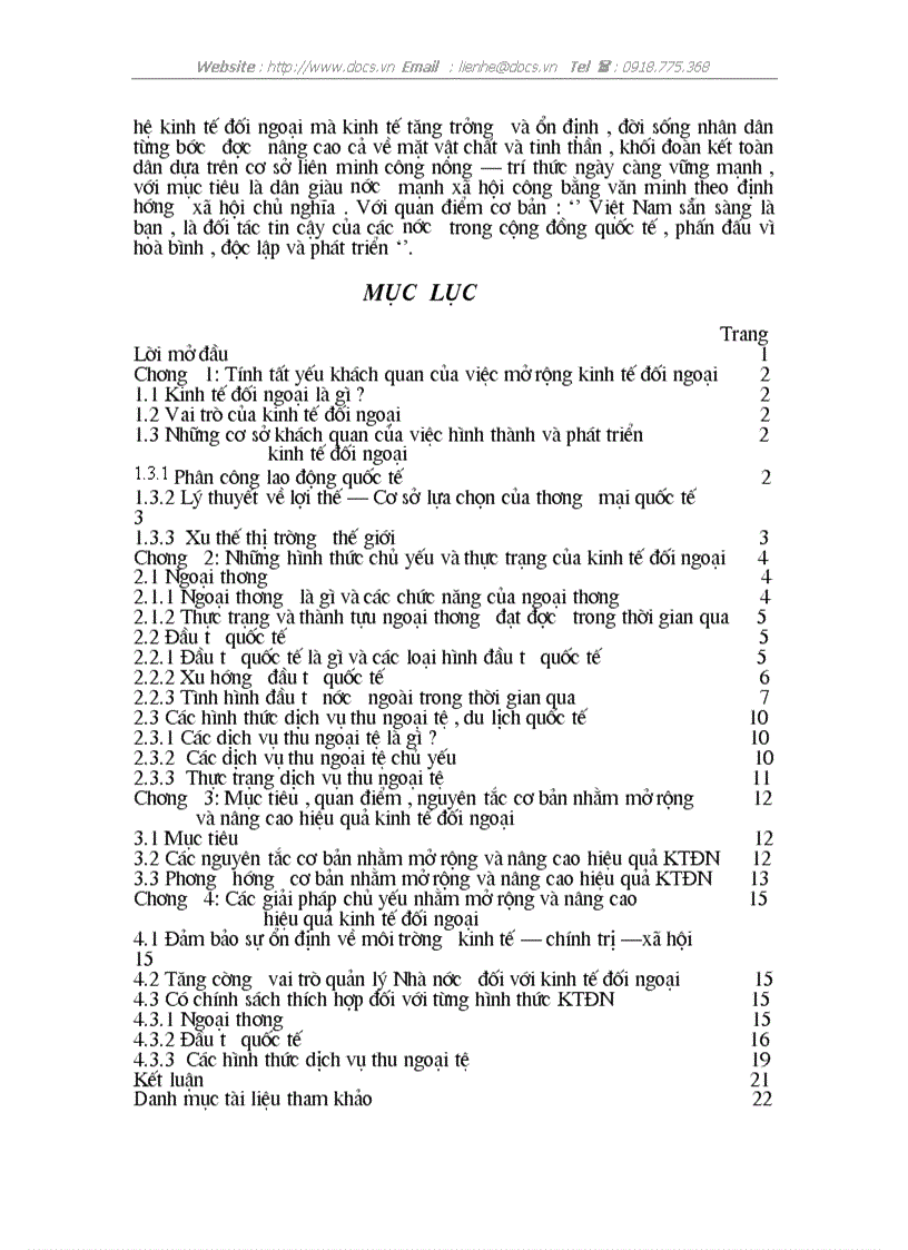 image for page Vấn đề phát triển kinh tế đối ngoại trong thời kỳ quá độ lên CNXH ở VN
