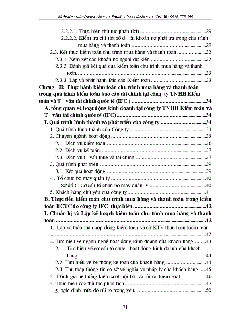 image for page Công việc kiểm toán chu trình mua hàng và thanh toán trong kiểm toán báo cáo tài chính tại công ty TNHH kiểm toán và tư vấn tài chính quốc tế IFC