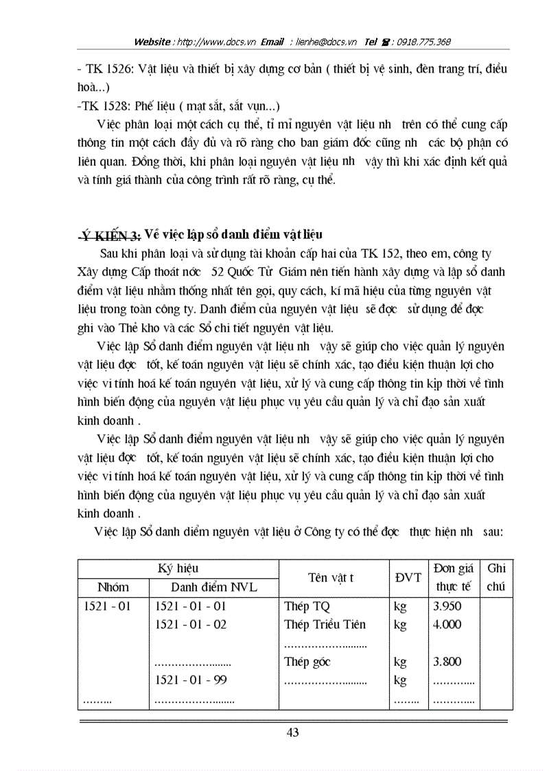 image for page Hoàn thiện công tác kế toán nguyên vật liệu tại Công ty xây dựng cấp thoát nước