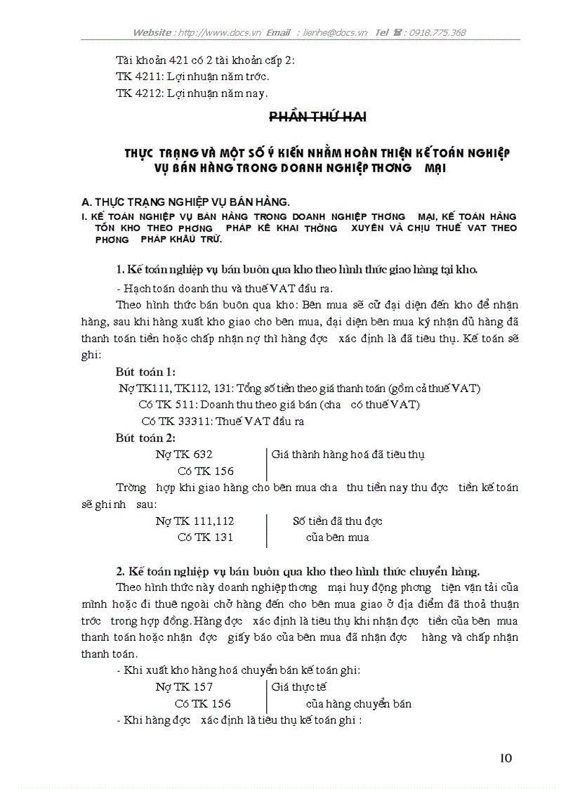 image for page Hoàn thiện công tác kế toán nghiệp vụ bán hàng trong doanh nghiệp thương mại
