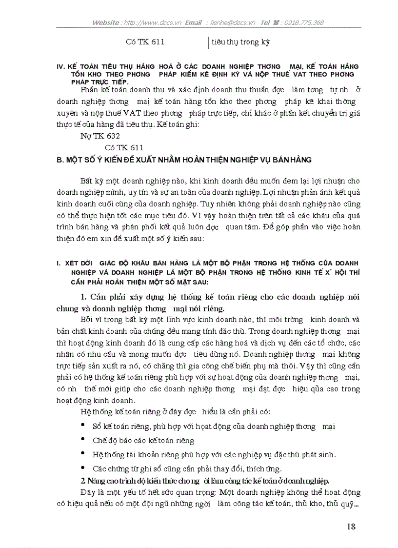 image for page Hoàn thiện công tác kế toán nghiệp vụ bán hàng trong doanh nghiệp thương mại