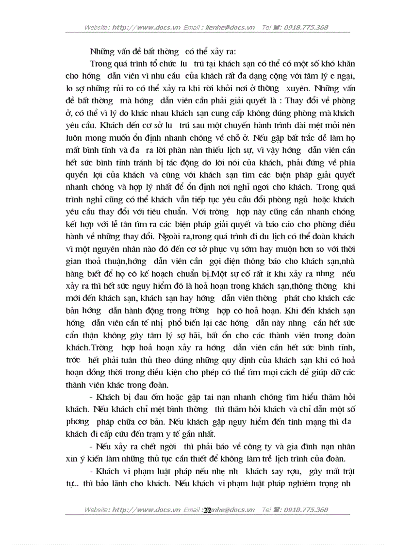 image for page Nghiệp vụ hướng dẫn du lịch tại Trung tâm thương mại lữ hành quốc tế ánh Dương trực thuộc C ty thương mại dịch vụ Thắng Lợi