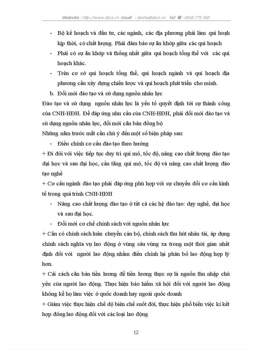 image for page CNH HĐH ở VN trong thời kỳ hội nhập kinh tế