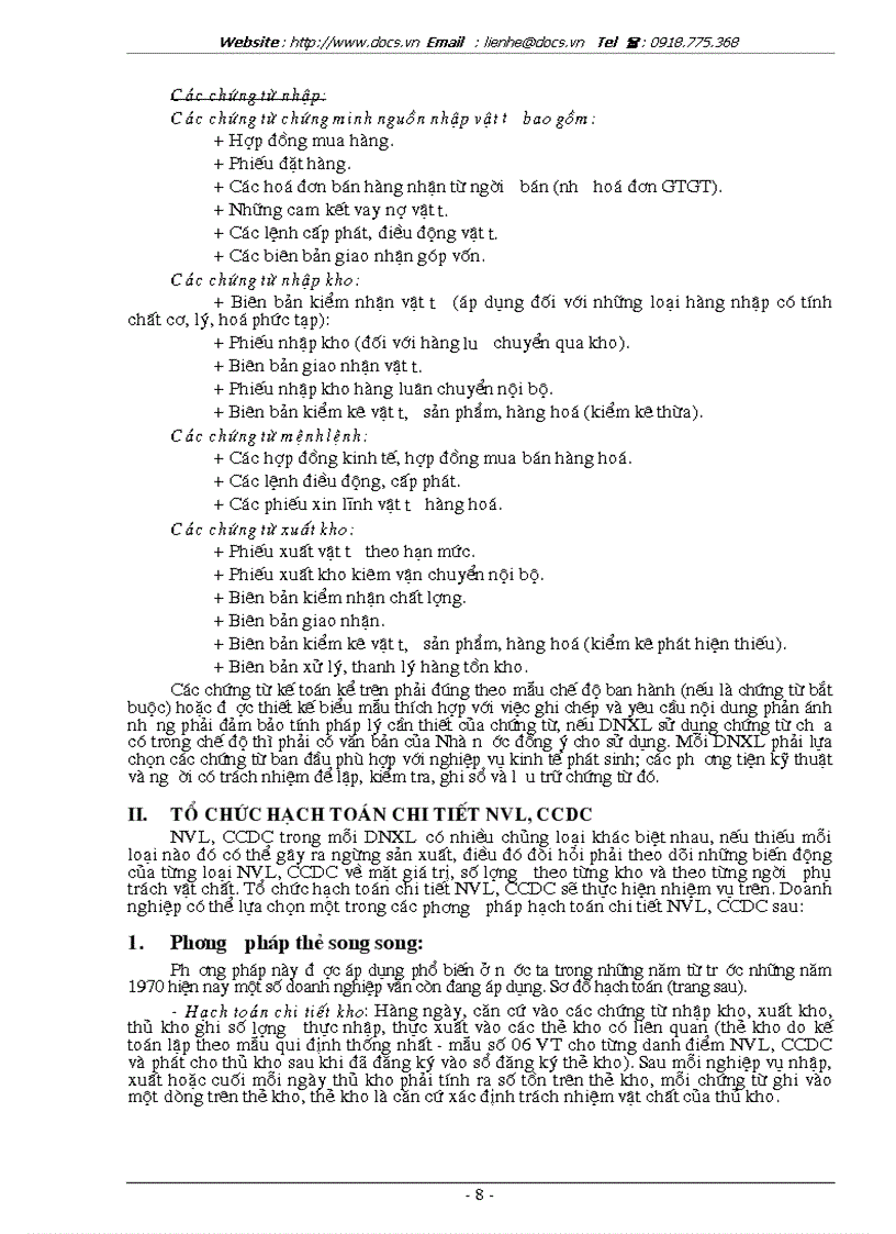 image for page Hoàn thiện công tác tổ chức hạch toán nguyên vật liệu công cụ dụng cụ với việc nâng cao hiệu quả sử dụng vốn lưu động ở Công ty Phát triển kỹ thuật x