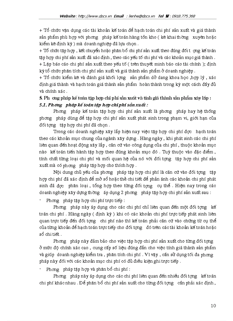 image for page Tổ chức kế toán tập hợp chi phí sản xuất và tính giá thành sản phẩm xây lắp tại Công ty Đầu tư Xây dựng Hà Nội