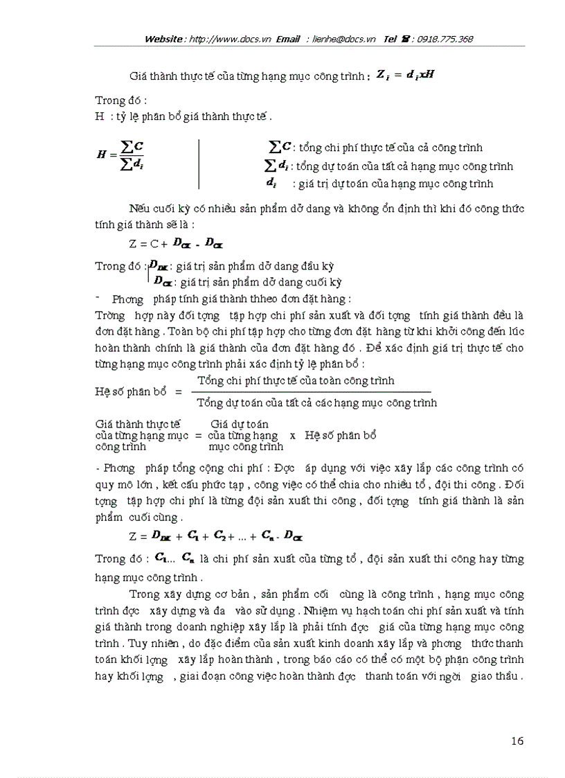 image for page Tổ chức kế toán tập hợp chi phí sản xuất và tính giá thành sản phẩm xây lắp tại Công ty Đầu tư Xây dựng Hà Nội