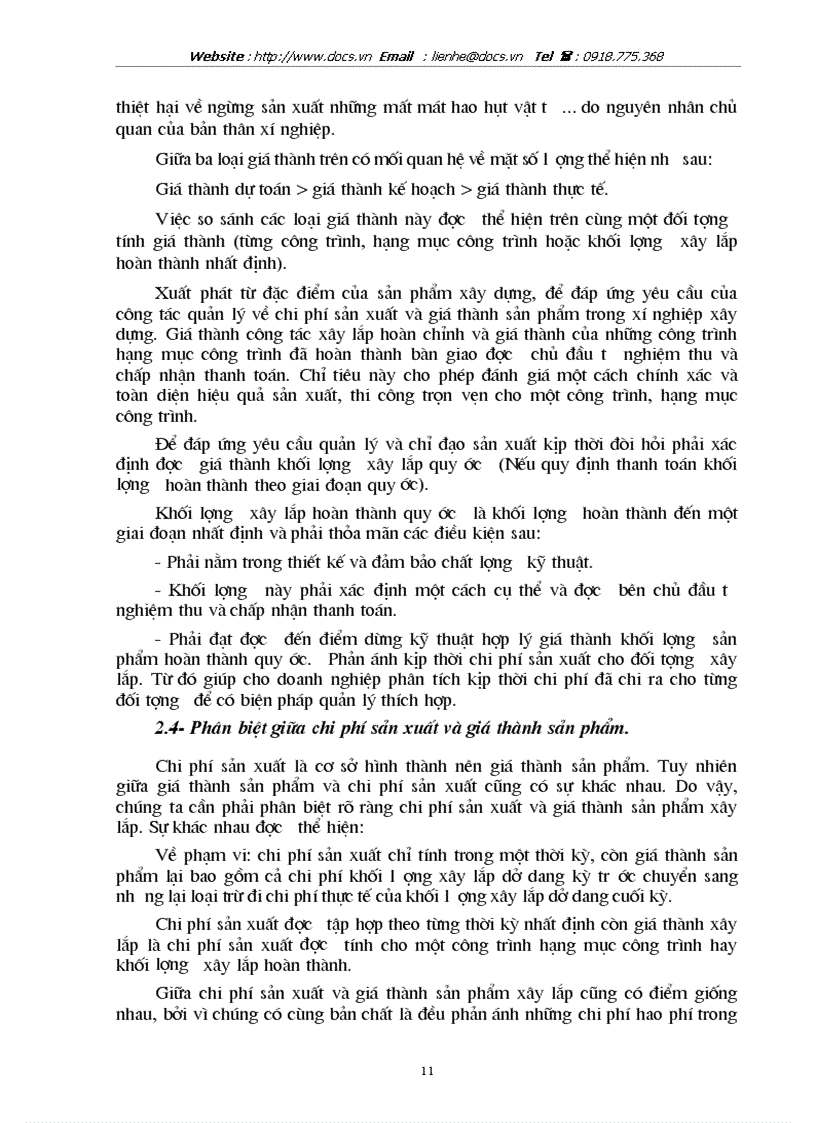 image for page Tổ chức công tác kế toán tập hợp chi phí sản xuất và tính giá thành sản phẩm xây lắp ở Công ty xây dựng số 1