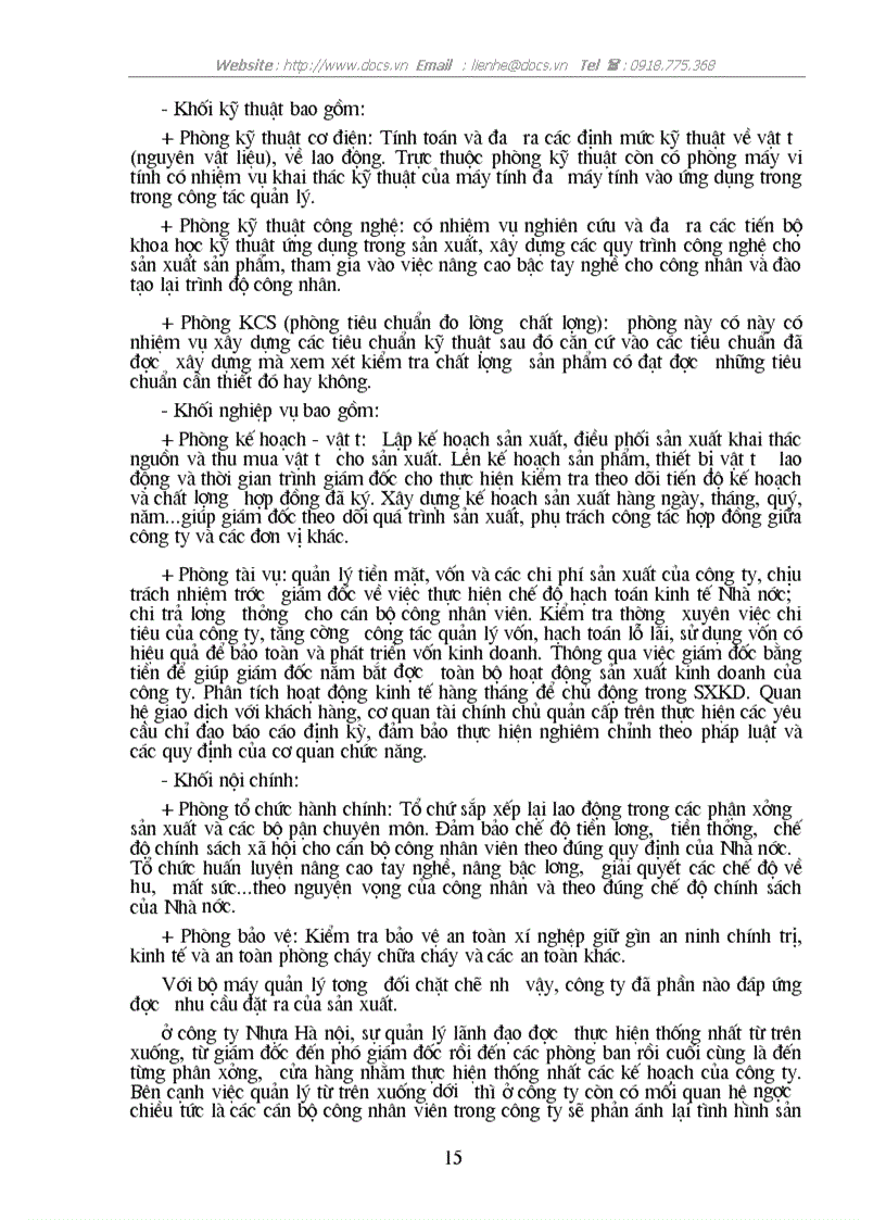 image for page Tổ chức kế toán tập hợp chi phí sản xuất và giá thành sản phẩm ở Công ty Nhựa Hà Nội