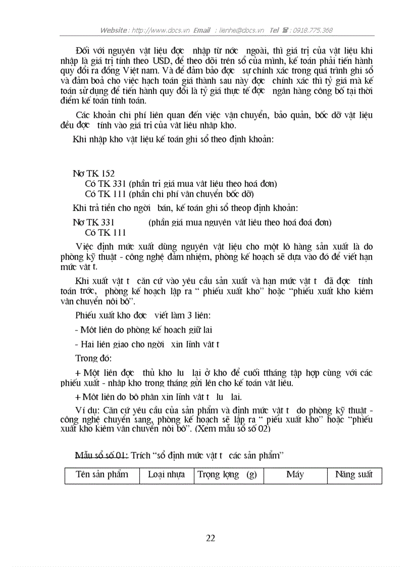 image for page Tổ chức kế toán tập hợp chi phí sản xuất và giá thành sản phẩm ở Công ty Nhựa Hà Nội