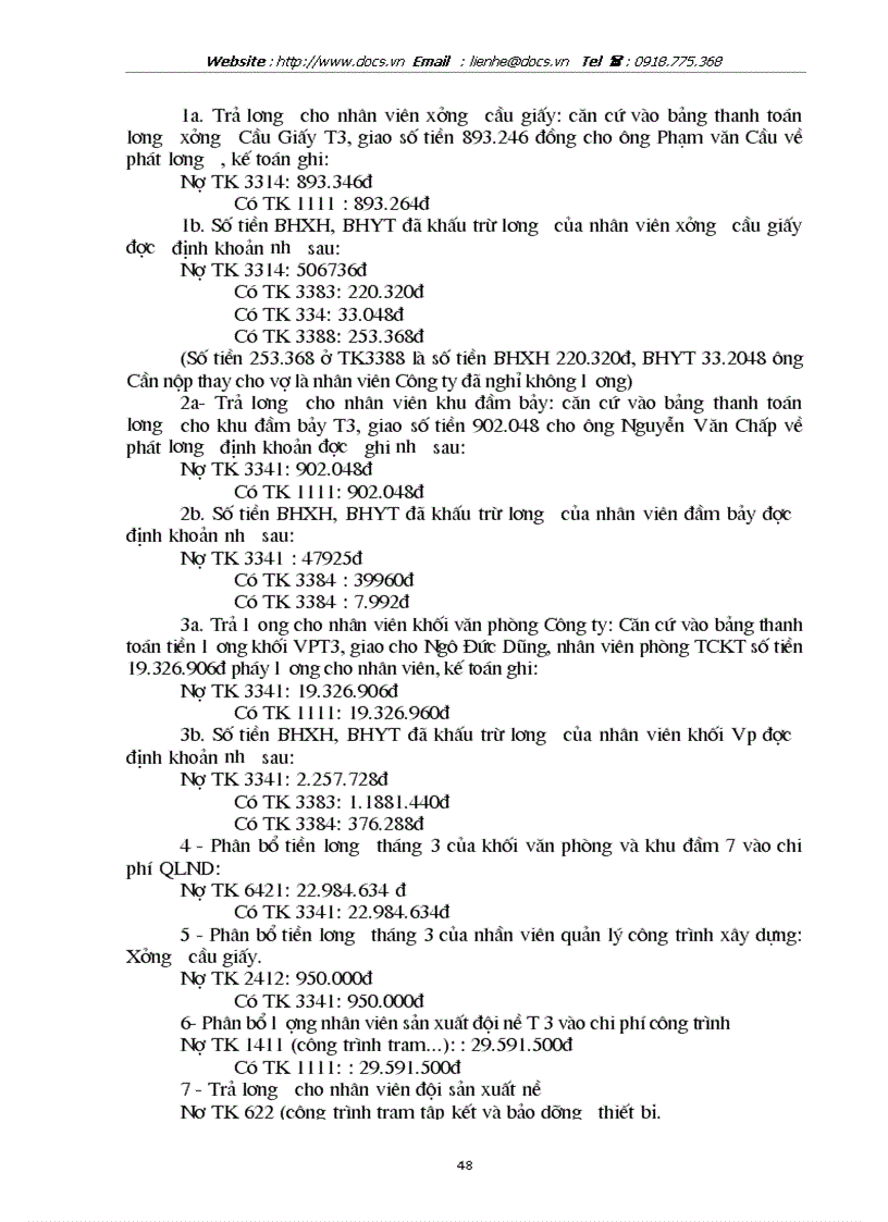 image for page Hạch toán tiền lương và bảo hiểm